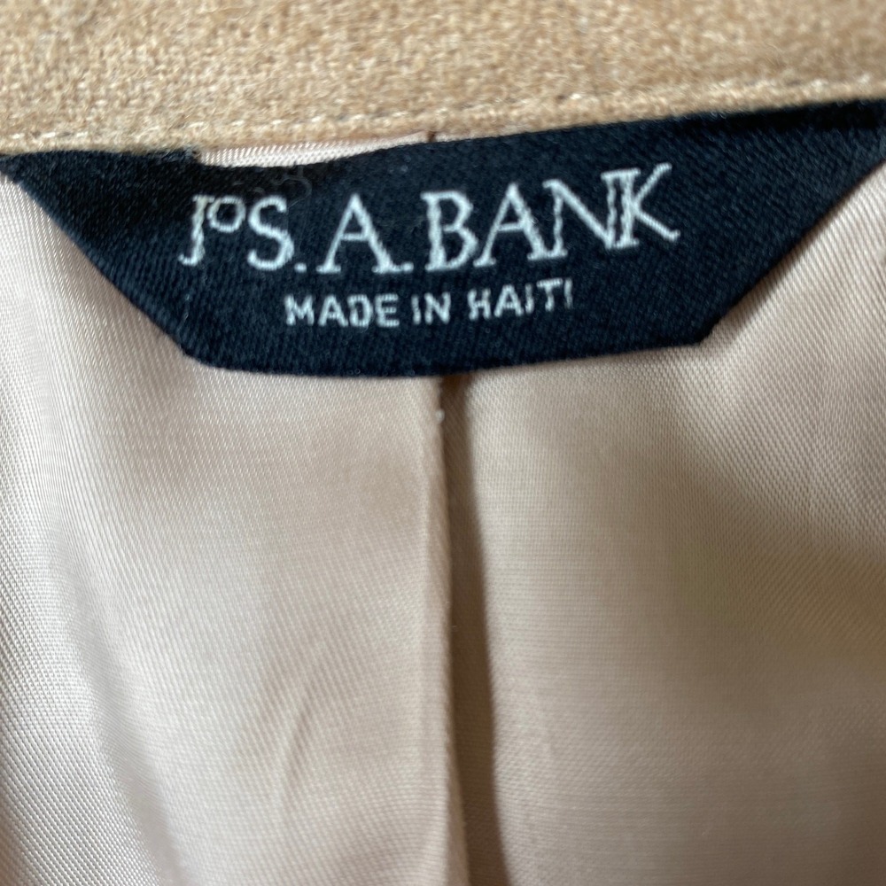 Jos. A. Bank Camel Hair Blazer Sport Coat Jacket Men 48XL Luxury Soft Golden Tan - Picture 6 of 12